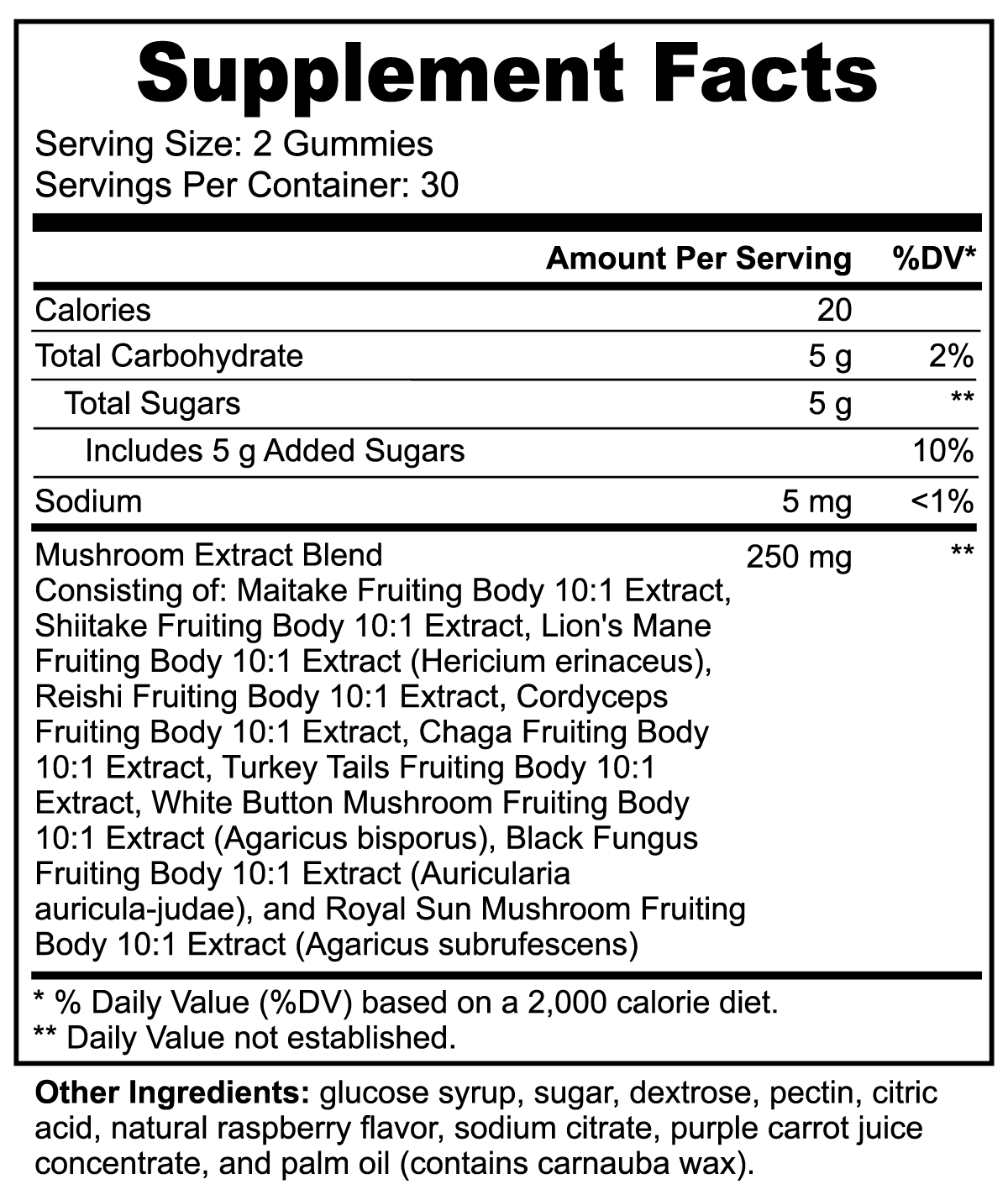 FOCUS & ENERGY GUMMIES (Caffeine Free)